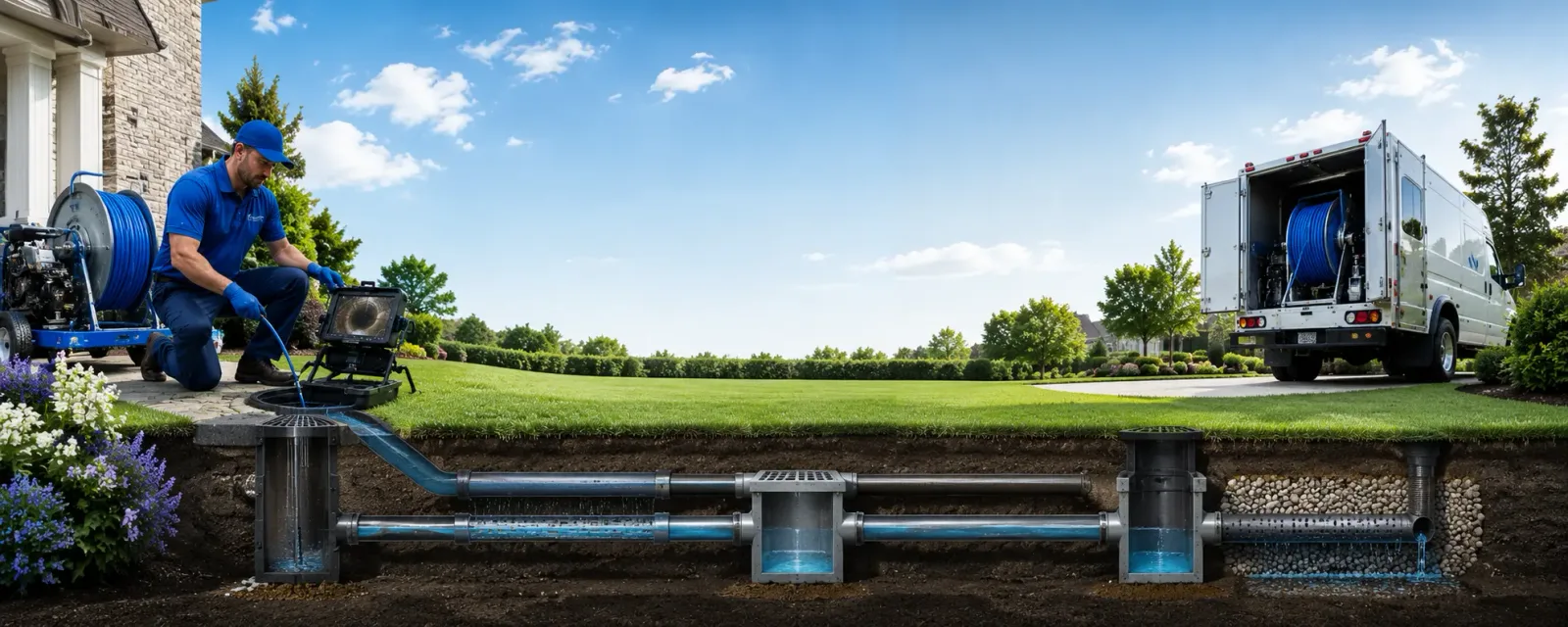 Outdoor drain cleaning information for Avinger, TX